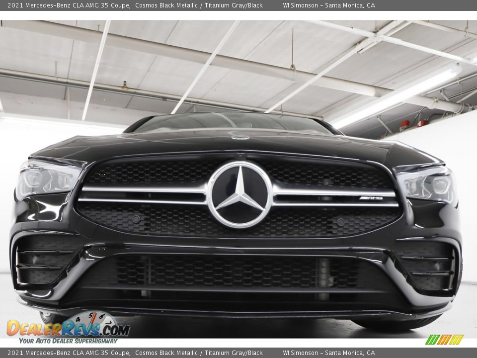 2021 Mercedes-Benz CLA AMG 35 Coupe Cosmos Black Metallic / Titanium Gray/Black Photo #16