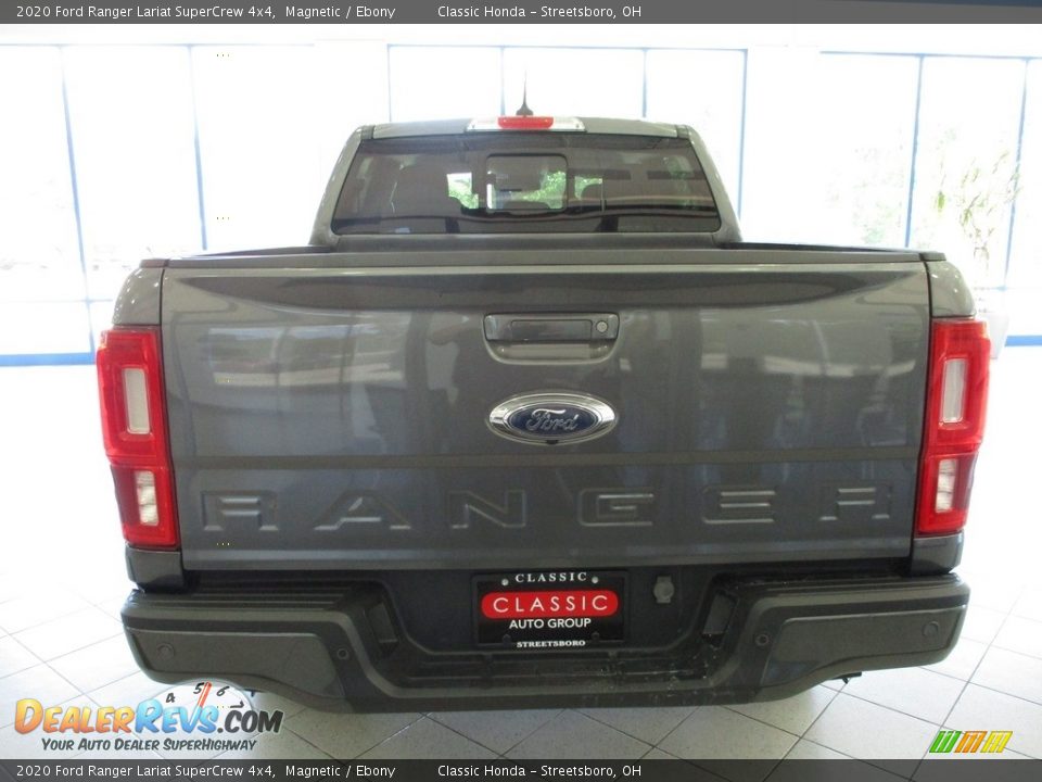 2020 Ford Ranger Lariat SuperCrew 4x4 Magnetic / Ebony Photo #9