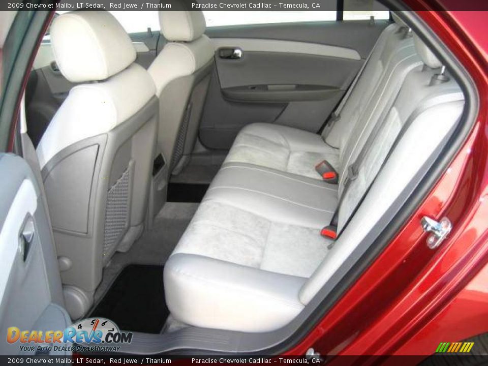 2009 Chevrolet Malibu LT Sedan Red Jewel / Titanium Photo #10