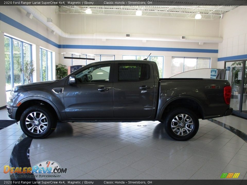 2020 Ford Ranger Lariat SuperCrew 4x4 Magnetic / Ebony Photo #11