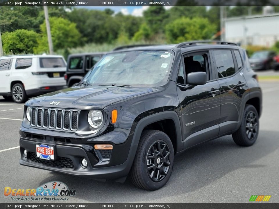 2022 Jeep Renegade Latitude 4x4 Black / Black Photo #1