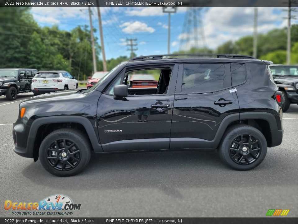 2022 Jeep Renegade Latitude 4x4 Black / Black Photo #3