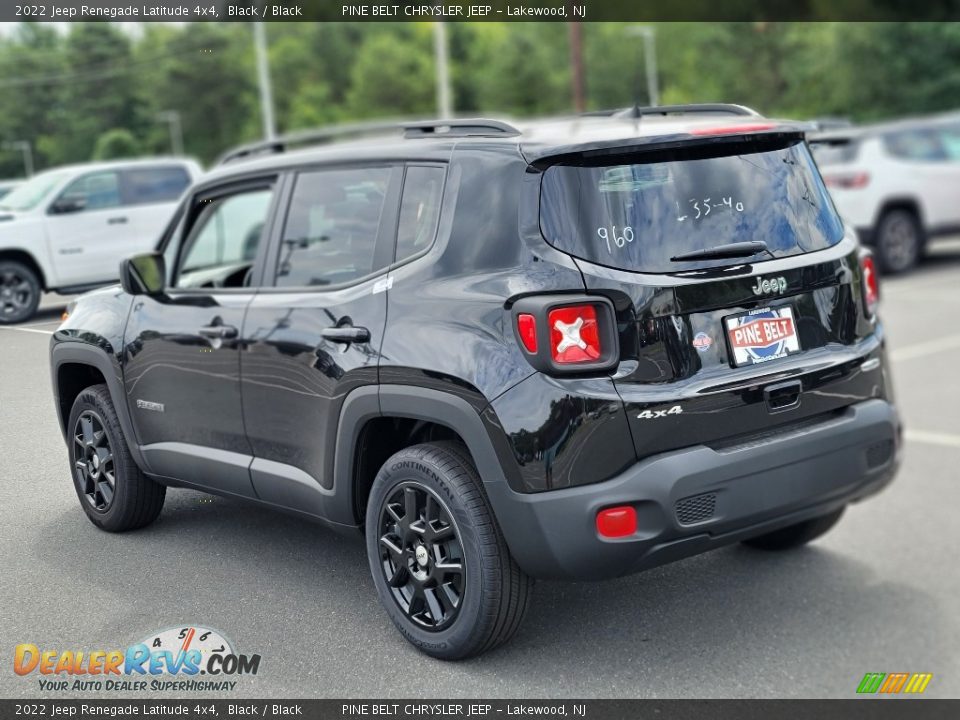 2022 Jeep Renegade Latitude 4x4 Black / Black Photo #4