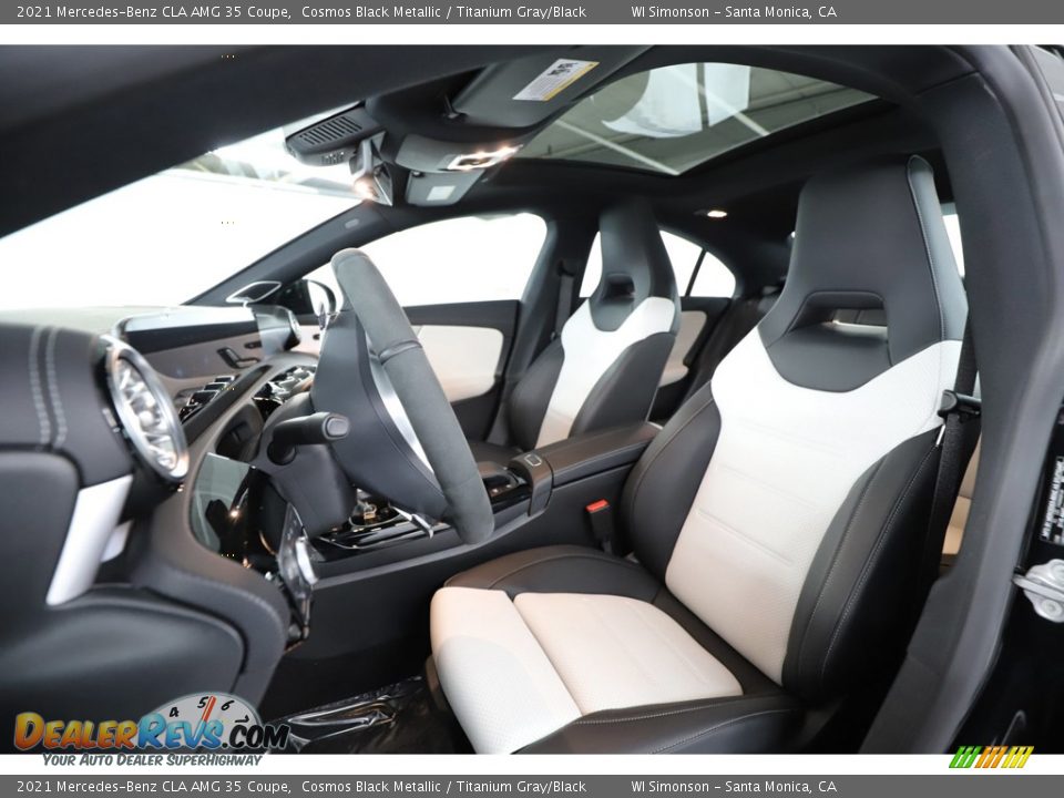 Titanium Gray/Black Interior - 2021 Mercedes-Benz CLA AMG 35 Coupe Photo #22