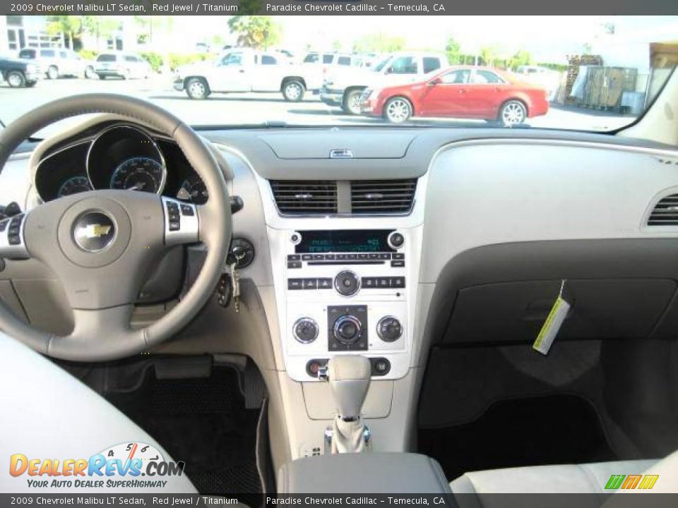 2009 Chevrolet Malibu LT Sedan Red Jewel / Titanium Photo #11
