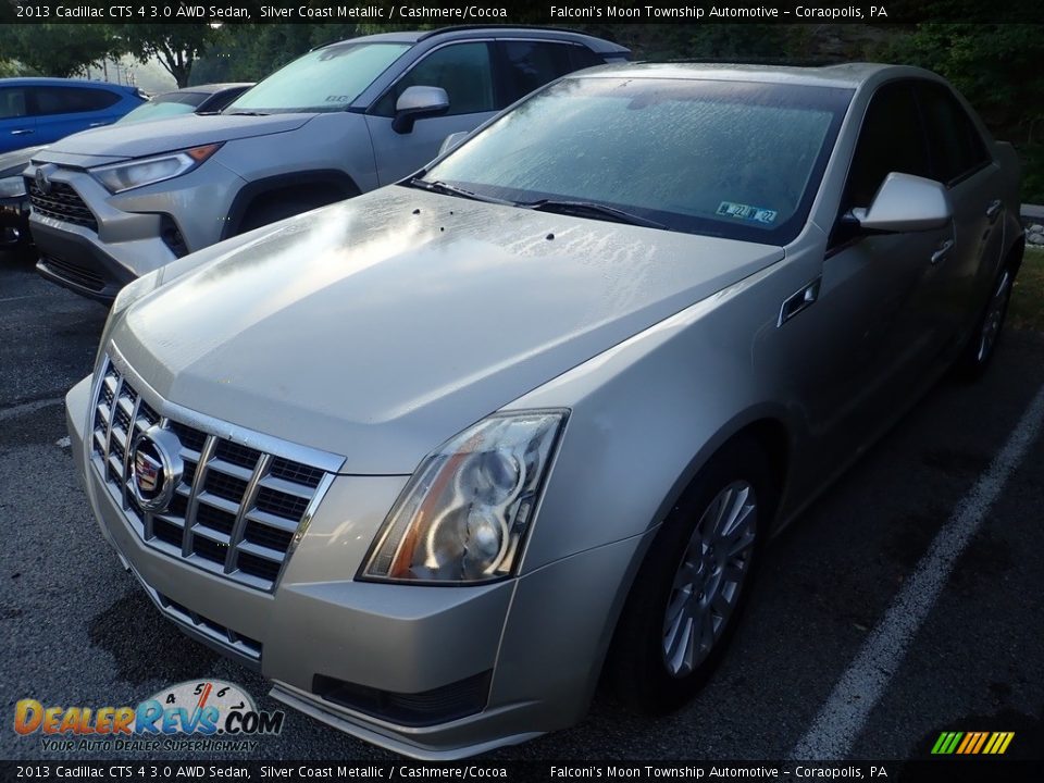 2013 Cadillac CTS 4 3.0 AWD Sedan Silver Coast Metallic / Cashmere/Cocoa Photo #1