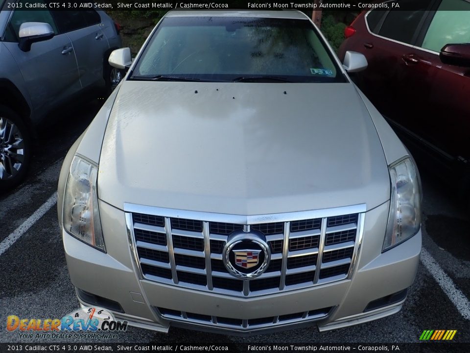 2013 Cadillac CTS 4 3.0 AWD Sedan Silver Coast Metallic / Cashmere/Cocoa Photo #3