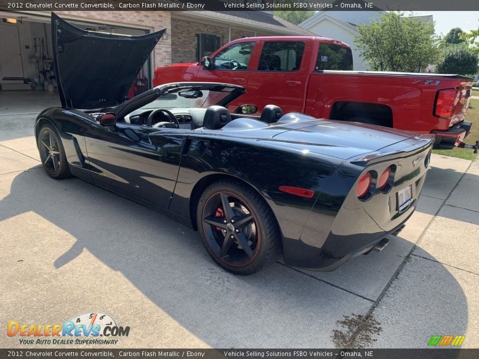 2012 Chevrolet Corvette Convertible Carbon Flash Metallic / Ebony Photo #1