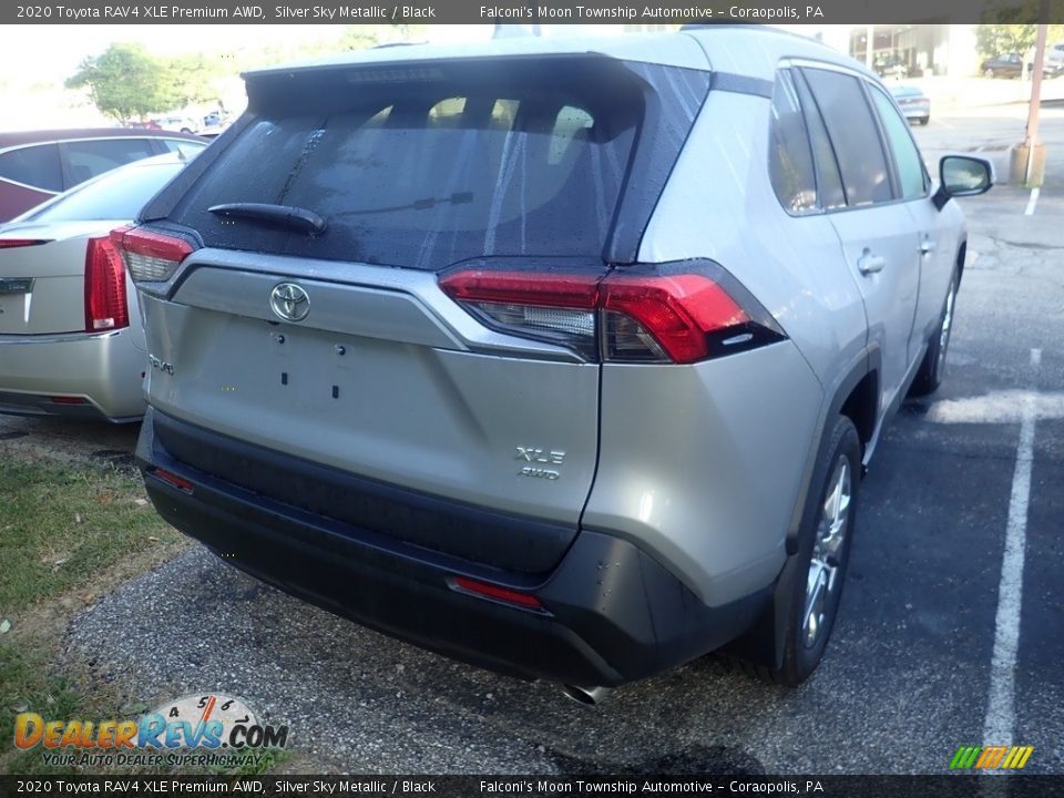 2020 Toyota RAV4 XLE Premium AWD Silver Sky Metallic / Black Photo #4