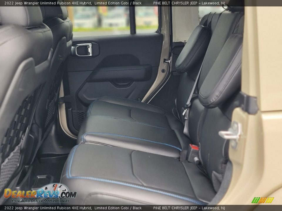 Rear Seat of 2022 Jeep Wrangler Unlimited Rubicon 4XE Hybrid Photo #6