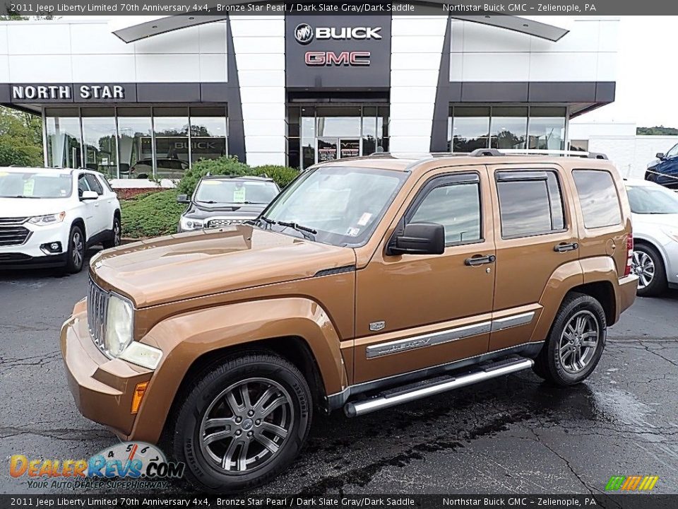 2011 Jeep Liberty Limited 70th Anniversary 4x4 Bronze Star Pearl / Dark Slate Gray/Dark Saddle Photo #1