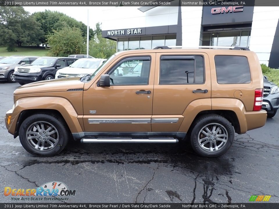 2011 Jeep Liberty Limited 70th Anniversary 4x4 Bronze Star Pearl / Dark Slate Gray/Dark Saddle Photo #2