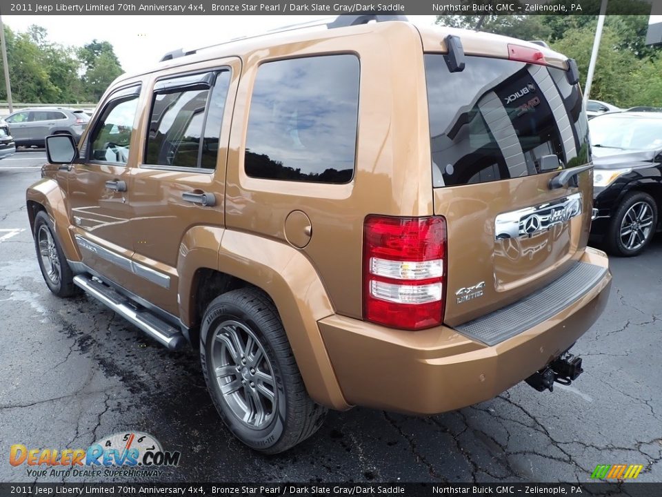 2011 Jeep Liberty Limited 70th Anniversary 4x4 Bronze Star Pearl / Dark Slate Gray/Dark Saddle Photo #3