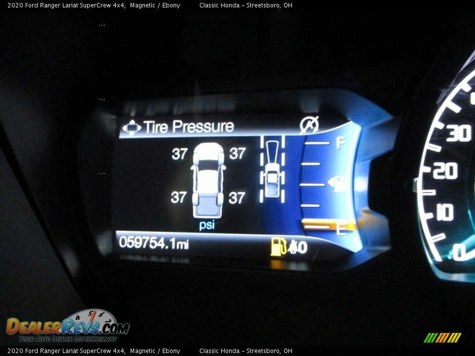 2020 Ford Ranger Lariat SuperCrew 4x4 Magnetic / Ebony Photo #32