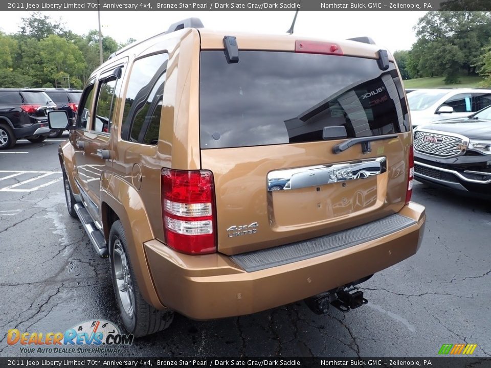 2011 Jeep Liberty Limited 70th Anniversary 4x4 Bronze Star Pearl / Dark Slate Gray/Dark Saddle Photo #4