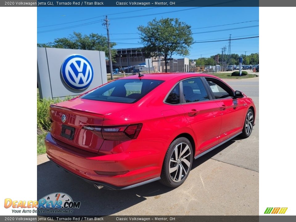 2020 Volkswagen Jetta GLI Tornado Red / Titan Black Photo #3