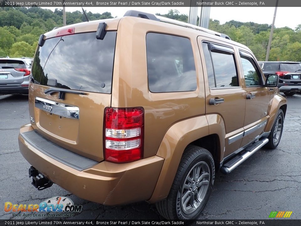 2011 Jeep Liberty Limited 70th Anniversary 4x4 Bronze Star Pearl / Dark Slate Gray/Dark Saddle Photo #6