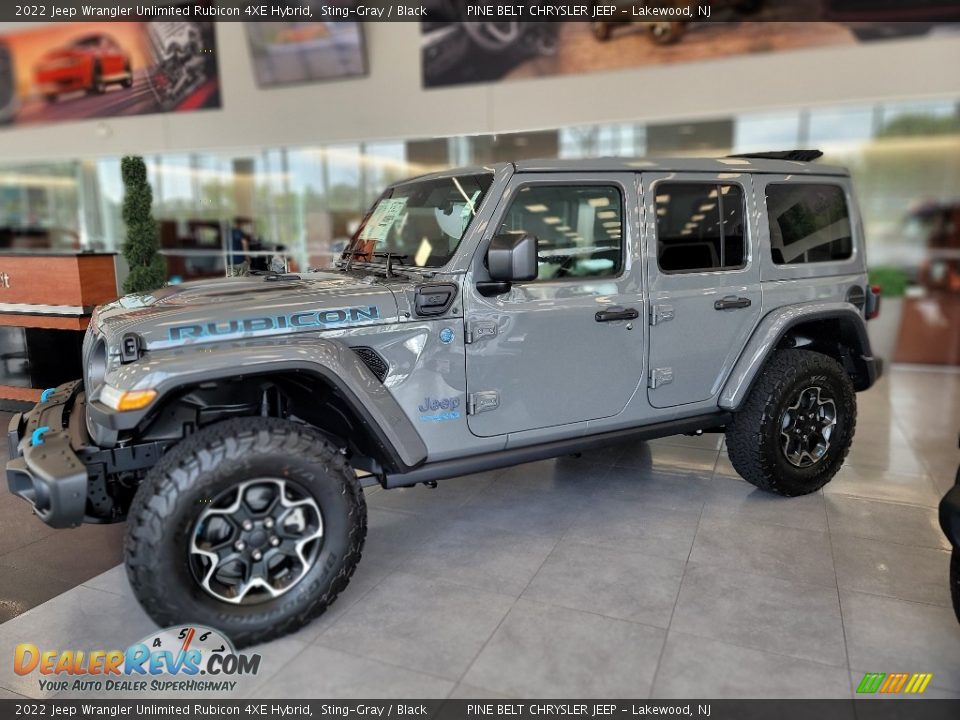 Sting-Gray 2022 Jeep Wrangler Unlimited Rubicon 4XE Hybrid Photo #3