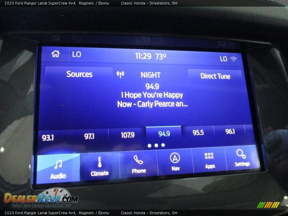 2020 Ford Ranger Lariat SuperCrew 4x4 Magnetic / Ebony Photo #36