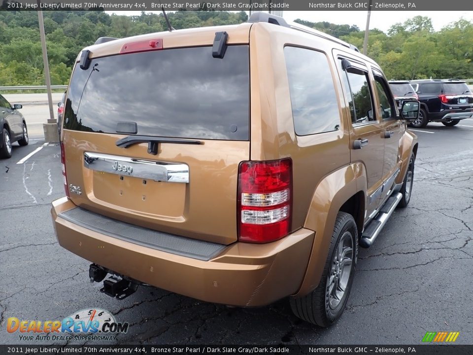 2011 Jeep Liberty Limited 70th Anniversary 4x4 Bronze Star Pearl / Dark Slate Gray/Dark Saddle Photo #7