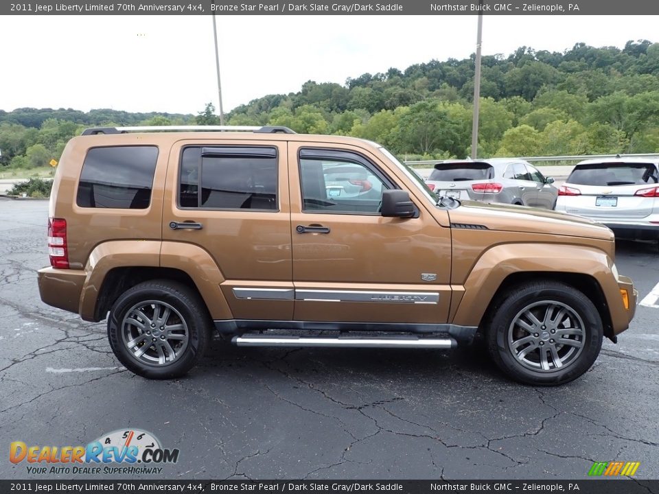 2011 Jeep Liberty Limited 70th Anniversary 4x4 Bronze Star Pearl / Dark Slate Gray/Dark Saddle Photo #8