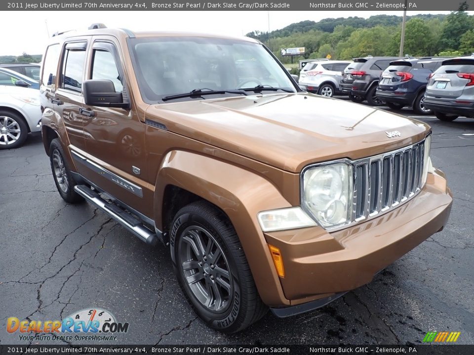 2011 Jeep Liberty Limited 70th Anniversary 4x4 Bronze Star Pearl / Dark Slate Gray/Dark Saddle Photo #9