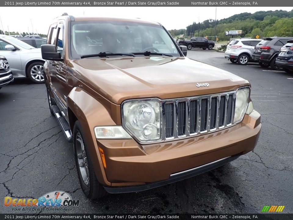 2011 Jeep Liberty Limited 70th Anniversary 4x4 Bronze Star Pearl / Dark Slate Gray/Dark Saddle Photo #10