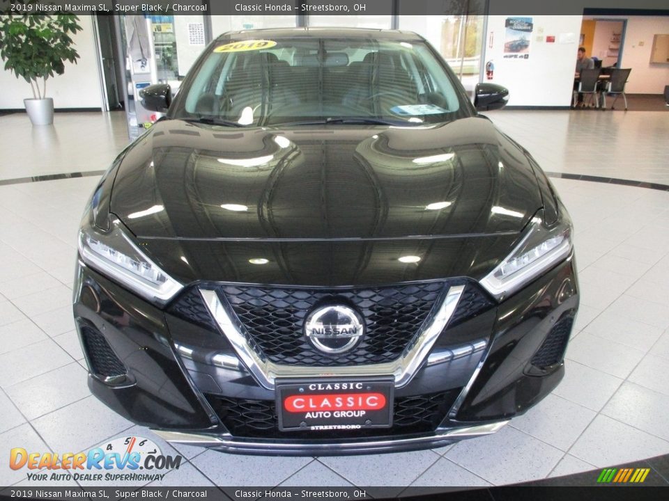 2019 Nissan Maxima SL Super Black / Charcoal Photo #2