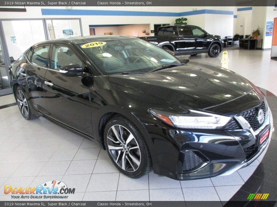 2019 Nissan Maxima SL Super Black / Charcoal Photo #3