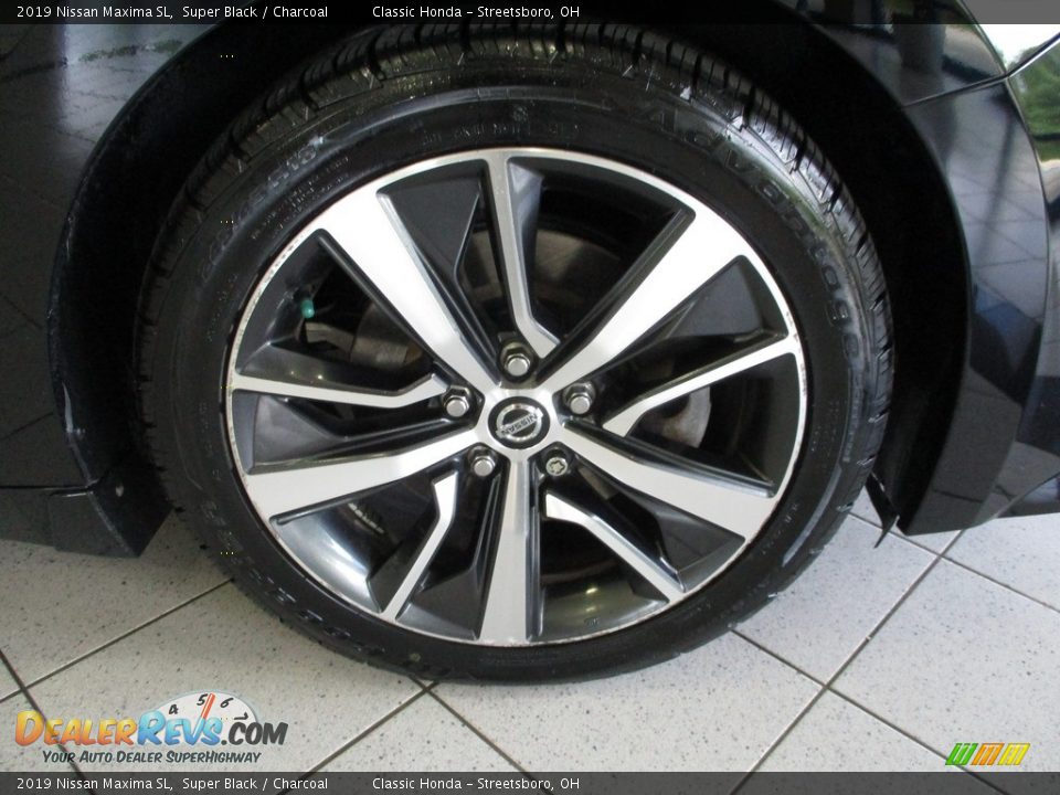 2019 Nissan Maxima SL Super Black / Charcoal Photo #5