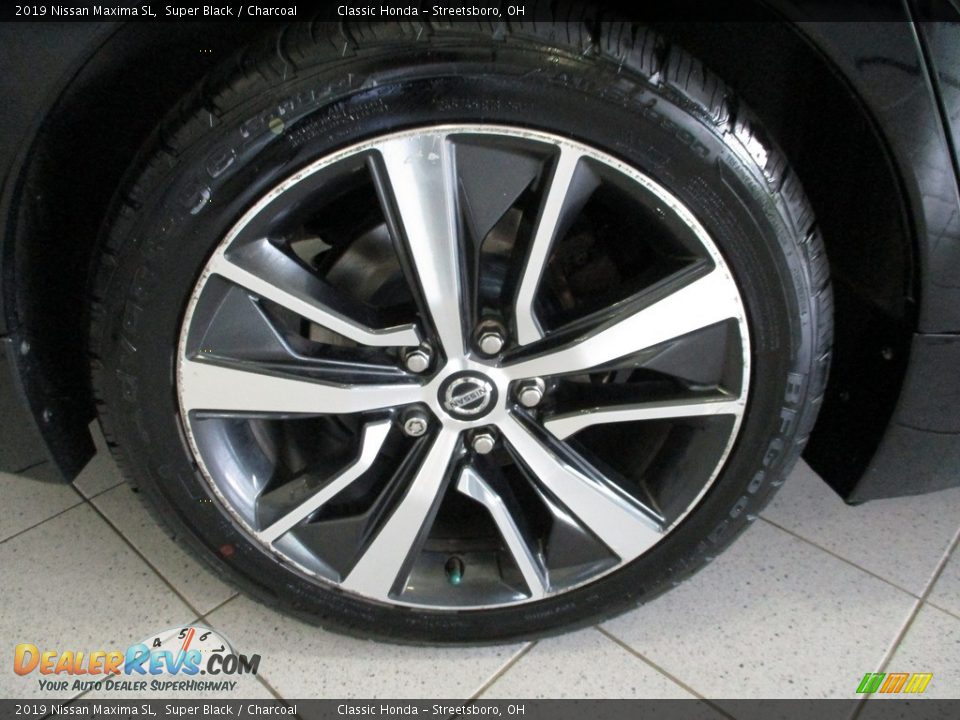 2019 Nissan Maxima SL Super Black / Charcoal Photo #6