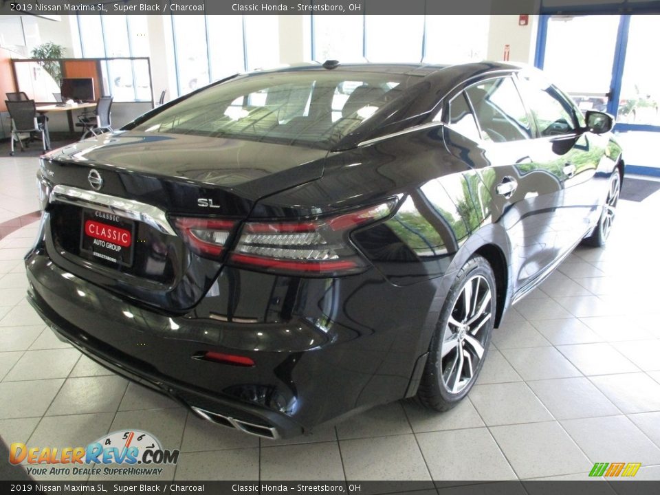 2019 Nissan Maxima SL Super Black / Charcoal Photo #7