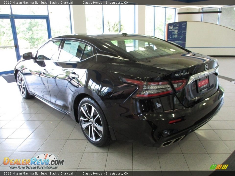 2019 Nissan Maxima SL Super Black / Charcoal Photo #9