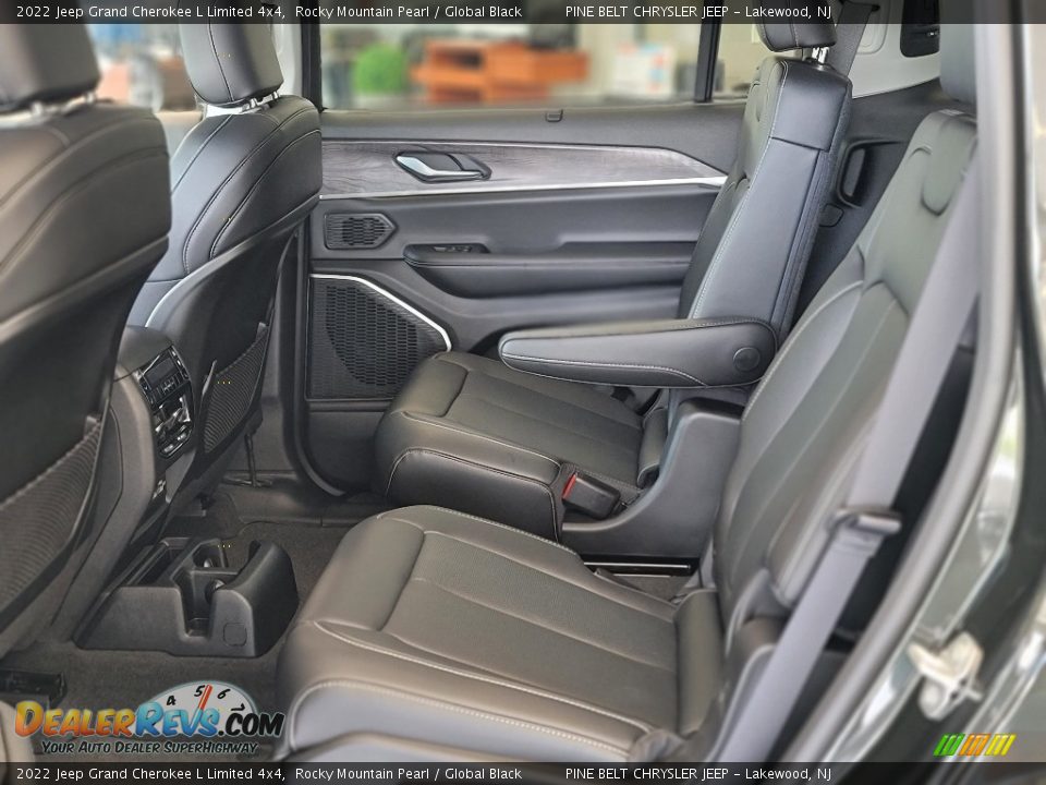 2022 Jeep Grand Cherokee L Limited 4x4 Rocky Mountain Pearl / Global Black Photo #6