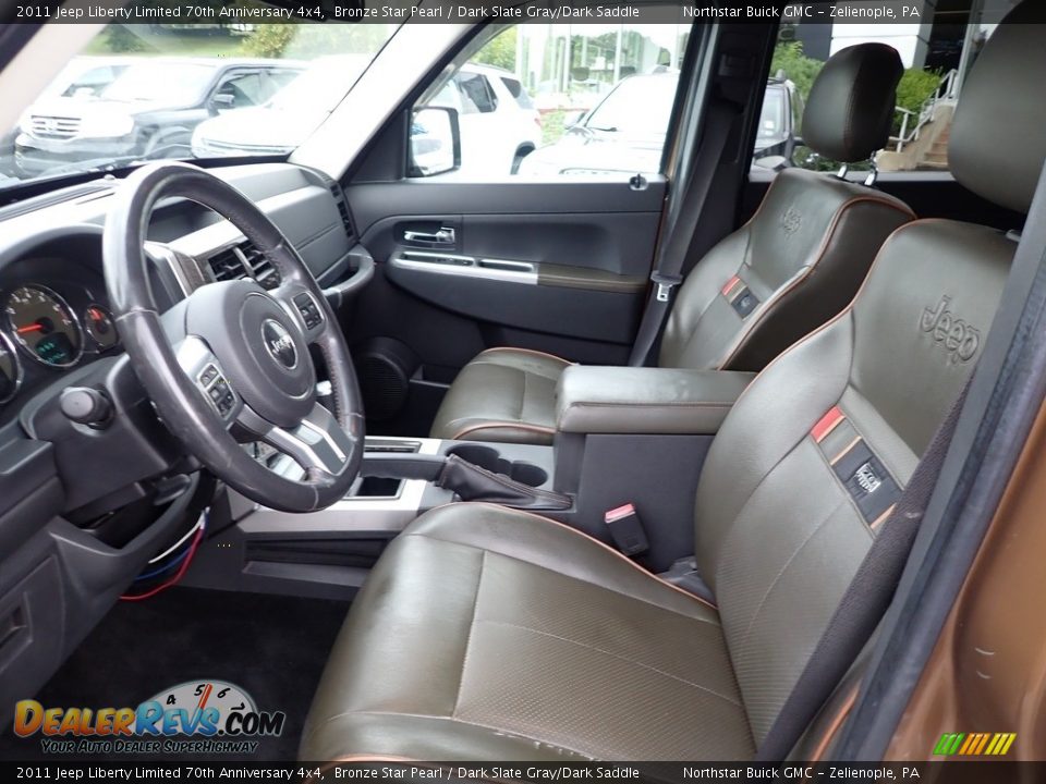 2011 Jeep Liberty Limited 70th Anniversary 4x4 Bronze Star Pearl / Dark Slate Gray/Dark Saddle Photo #20