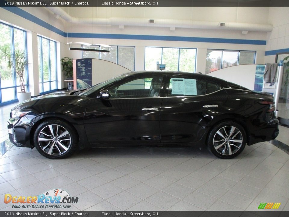 2019 Nissan Maxima SL Super Black / Charcoal Photo #10
