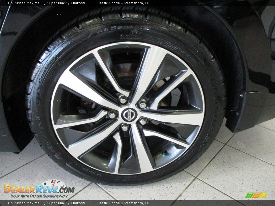 2019 Nissan Maxima SL Super Black / Charcoal Photo #11