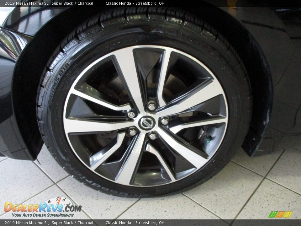2019 Nissan Maxima SL Super Black / Charcoal Photo #12
