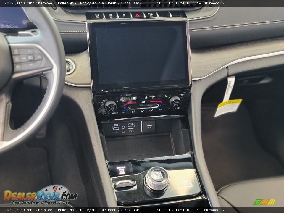 2022 Jeep Grand Cherokee L Limited 4x4 Rocky Mountain Pearl / Global Black Photo #9