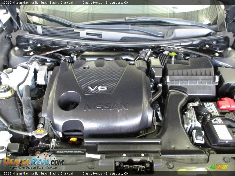 2019 Nissan Maxima SL Super Black / Charcoal Photo #13