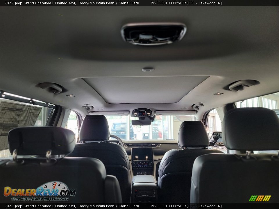 2022 Jeep Grand Cherokee L Limited 4x4 Rocky Mountain Pearl / Global Black Photo #11