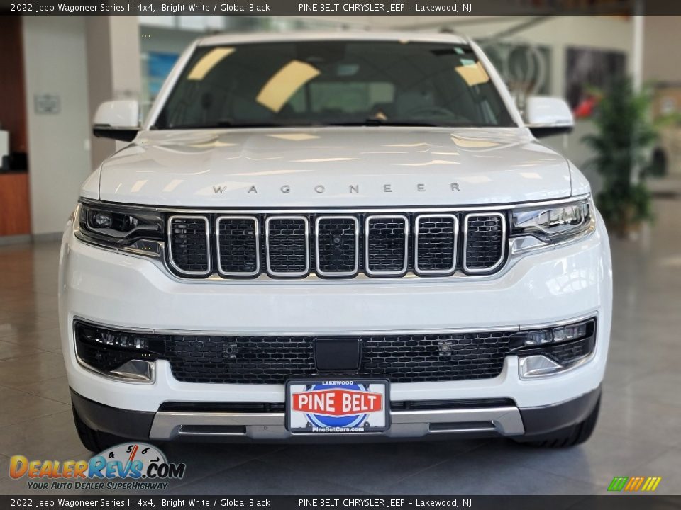 2022 Jeep Wagoneer Series III 4x4 Bright White / Global Black Photo #2