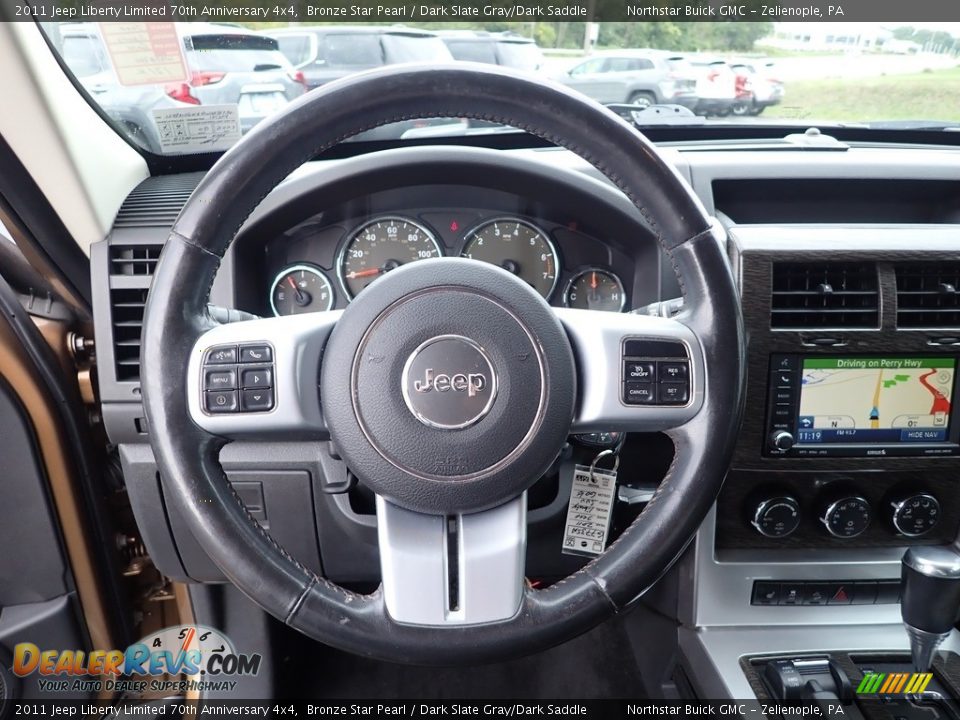 2011 Jeep Liberty Limited 70th Anniversary 4x4 Bronze Star Pearl / Dark Slate Gray/Dark Saddle Photo #29