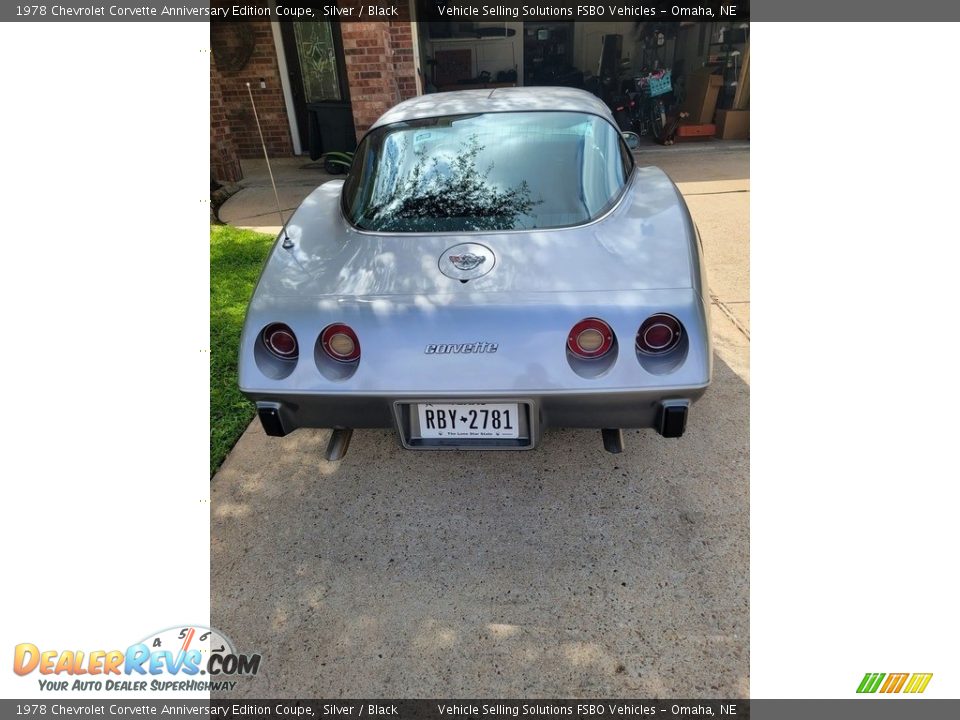 1978 Chevrolet Corvette Anniversary Edition Coupe Silver / Black Photo #4