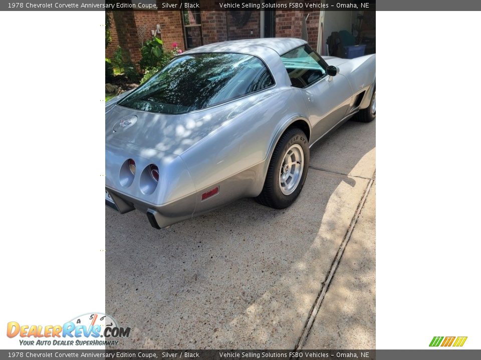 1978 Chevrolet Corvette Anniversary Edition Coupe Silver / Black Photo #5