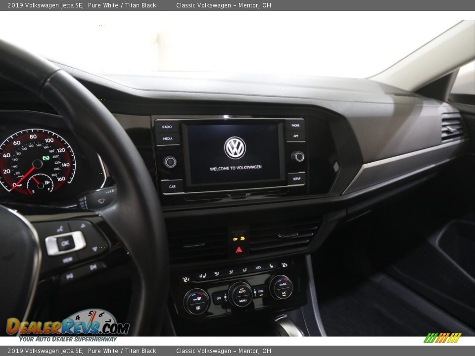 2019 Volkswagen Jetta SE Pure White / Titan Black Photo #9