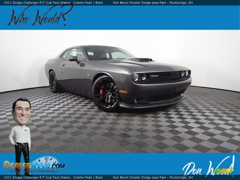 2021 Dodge Challenger R/T Scat Pack Shaker Granite Pearl / Black Photo #1