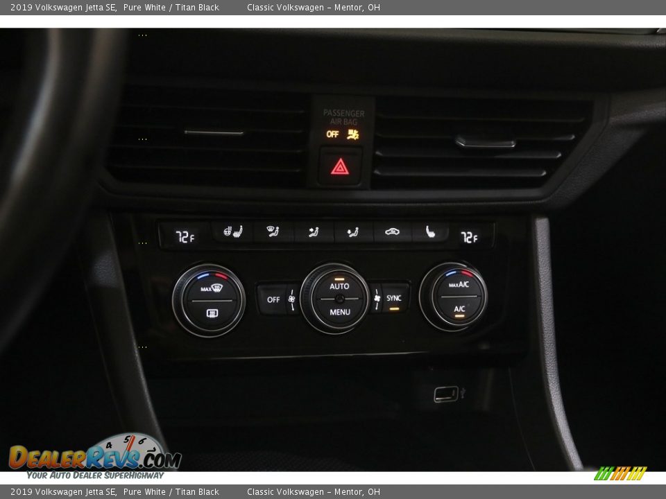 2019 Volkswagen Jetta SE Pure White / Titan Black Photo #13