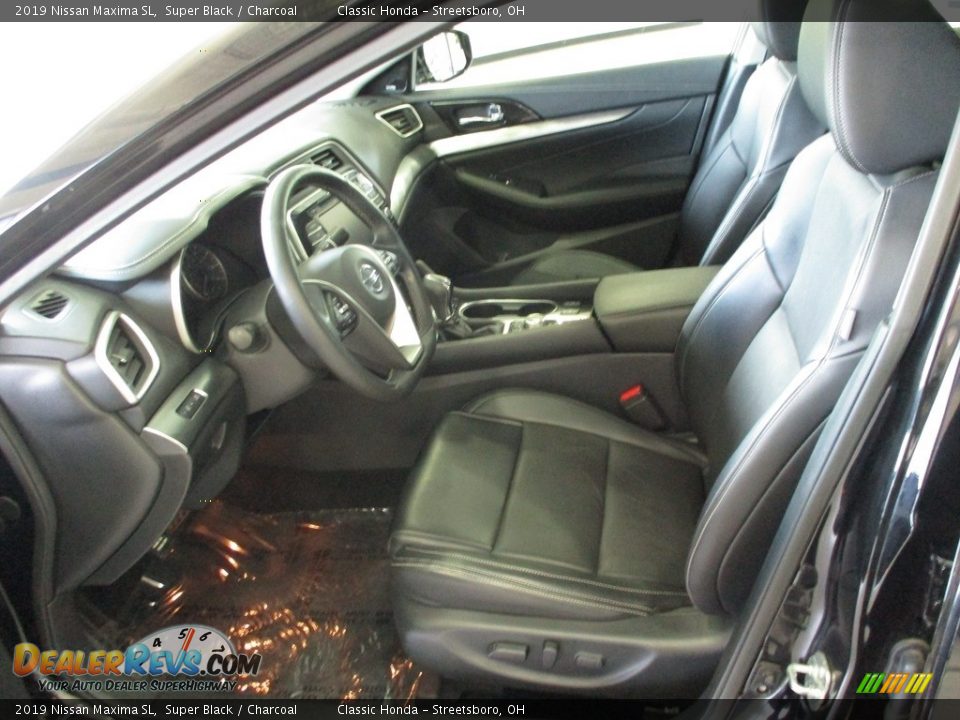 2019 Nissan Maxima SL Super Black / Charcoal Photo #28