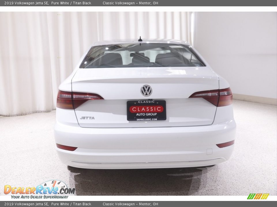 2019 Volkswagen Jetta SE Pure White / Titan Black Photo #18